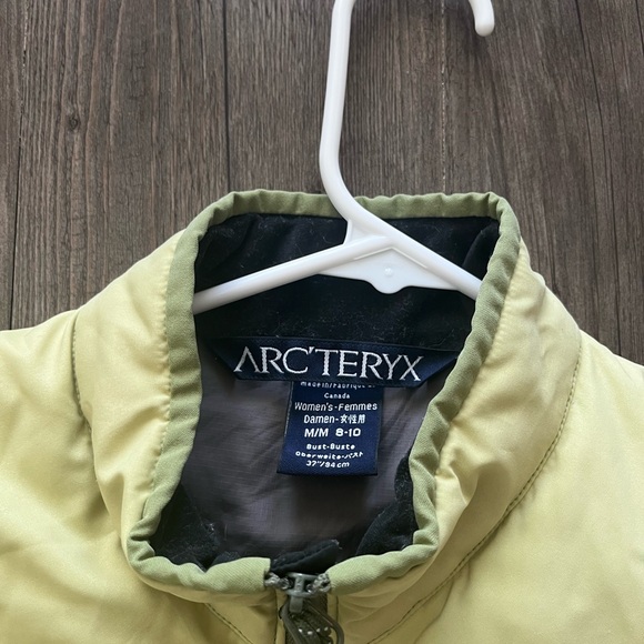 Arcteryx Pear Green puffer - Picture 4 of 7